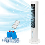 40" Evaporative Air Cooler with Remote, Portable Air Conditioner with 3 Modes, Quiet Swamp Coolers 70° Oscillation Equipped Aroma Box, White