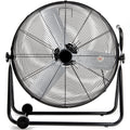 24"Industrial Fan High Velocity,Portable 24"Industrial Fan High Velocity,Portable Floor Fan with 3-Speed up to 8000CFM, Floor Fan Equipped Handle & Wheels, Ideal for Home, Garage, Indoor/Outdoor Use