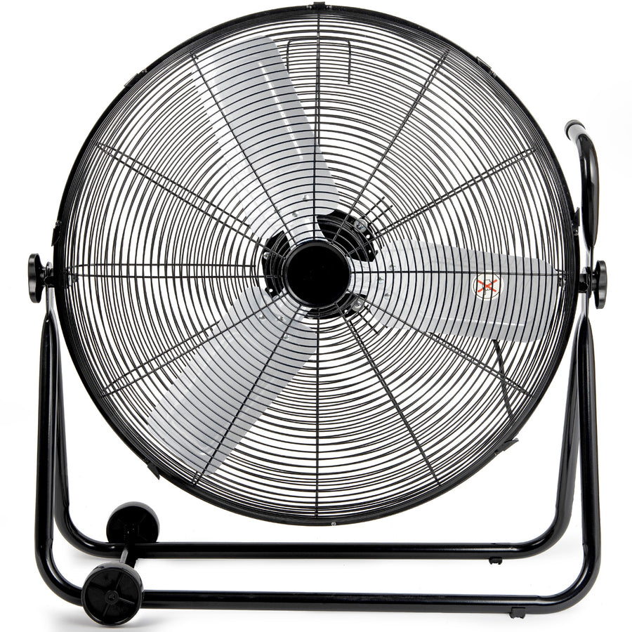 24"Industrial Fan High Velocity,Portable 24"Industrial Fan High Velocity,Portable Floor Fan with 3-Speed up to 8000CFM, Floor Fan Equipped Handle & Wheels, Ideal for Home, Garage, Indoor/Outdoor Use