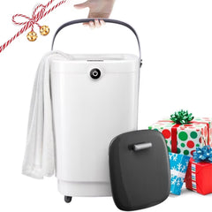 TMWINGS Towel Warmers for Bathroom 25L Towel Warmers Buckets Spa with 15/30/45/60 Timing, Luxury Large Towel Warmer Fits Up to Two Oversized Towels, Bathrobe, Towel, Blanket Grey