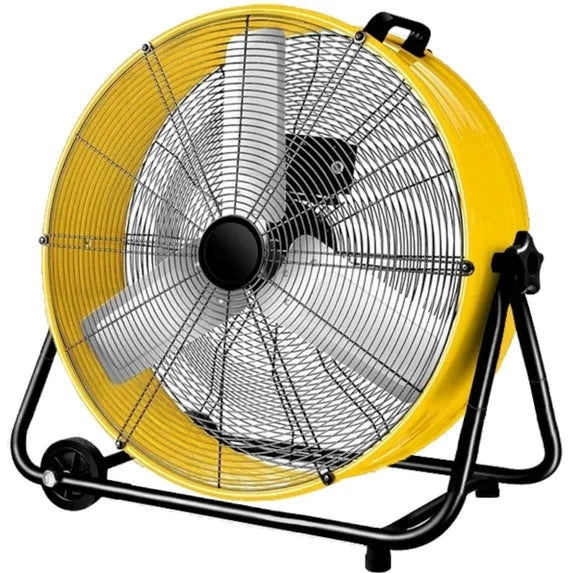 Industrial Fan Heavy Duty Drum 3 Speed 8100 CFM Air Circulation High Velocity Fan For Warehouse, Workshop, Factory, Commercial, Residential and Greenhouse Blue