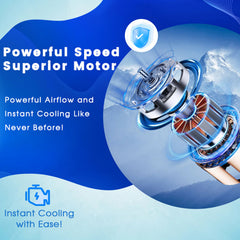 20in Wall Mount Fan, 3-Speed Industrial Wall Fan up to 7000CFM, 120°Oscillating High Airflow Cooling Fan for Garage,Home,Warehouse, Indoor/Outdoor Use, Blue