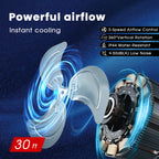 2 Pack 22" Wall Mount Fan, 3 Speeds Wall Oscillating Fan with 7000 CFM, Cooling Fan, High Velocity Fans, Black
