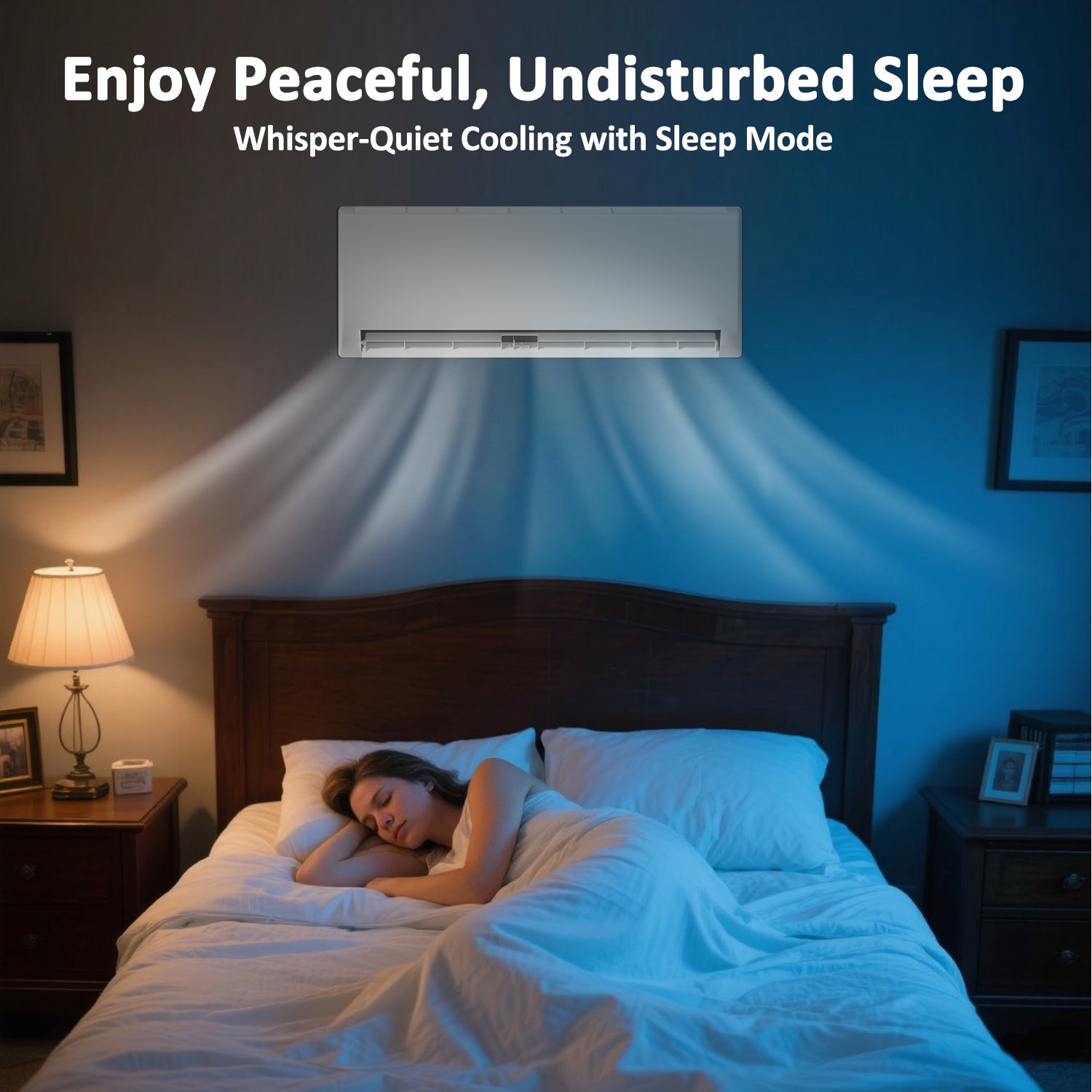 12000 BTU Mini Split Air Conditioner & Heater, 19 SEER2 230V Energy Efficient Ductless Wall-Mounted AC Unit Covers Up to 850 Sq.Ft, Remote Control