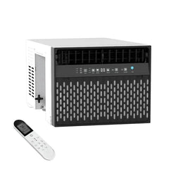 Window Air Conditioner 10000 BTU ,U-Shaped Saddle Portable AC Adjustable Windows Kit Washable Filter,Includes Remote Programmable Timer